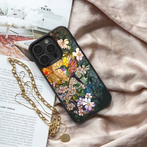 Floral Phone Cover – iPhone 16, 15 Pro, 14, Galaxy S25, S24, S24 Ultra, Pixel 9 - Picture 6 of 9